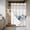 Gray, variant on Sky Blue Ocean Starfish No Hook Shower Curtain Waterproof, Bathroom Curtains with Snap in Liners and See Through Top Window, Summer Coastal Coral Conch Hotel Style Bathtub Curtains Shower 36"Wx72"L