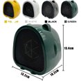 thumbnail image 2 of Fan Heater, 500w Portable Heater, Electric Heater, Small Electric Heater, Fast Heater, Energy-efficient Home and Office Heater (green), 2 of 5