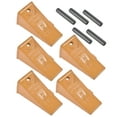 thumbnail image 2 of GELUOXI 5× X156 X156S Dirt Teeth Bucket Teeth / Tooth with P156 Roll Pins Alloy Steel, 2 of 9