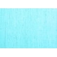 thumbnail image 1 of Ahgly Company Indoor Rectangle Solid Light Blue Modern Area Rugs, 5' x 7', 1 of 4