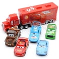 thumbnail image 2 of Disney-coches Pixar Cars 3 de juguete para niños, colección de coches de rescate, Rayo Mcqueen, tío Mack, escala 1:55, regalo, 2 of 4