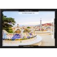 thumbnail image 3 of Colorful Mosaic Bench of Park Guell, Designed by Gaudi, in Barcelona, Spain, Framed Art Print Wall Art by David Pereiras Sold by Art.Com, 3 of 6