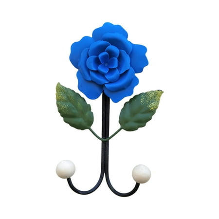 

Metal Wall Mounted Hanger Basket Brackets Decorative No Drilling Home Closet Lantern Clothing Organizer Flower Iron Hook 3.3*7.3*4.5in