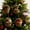 F, variant on Animal Ornaments for Christmas Tree,Forest Animal Acorn Ornaments 2D Forest Christmas Ornaments, 2026 Animal Decoration, Woodland Christmas Ornament Xmas Tree Hanging Pendant for Home Decor(2PC-H)