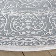 thumbnail image 3 of Safavieh Reflection Dolkar Oriental Area Rug, Light Gray/Cream, 3' x 3' Round, 3 of 11