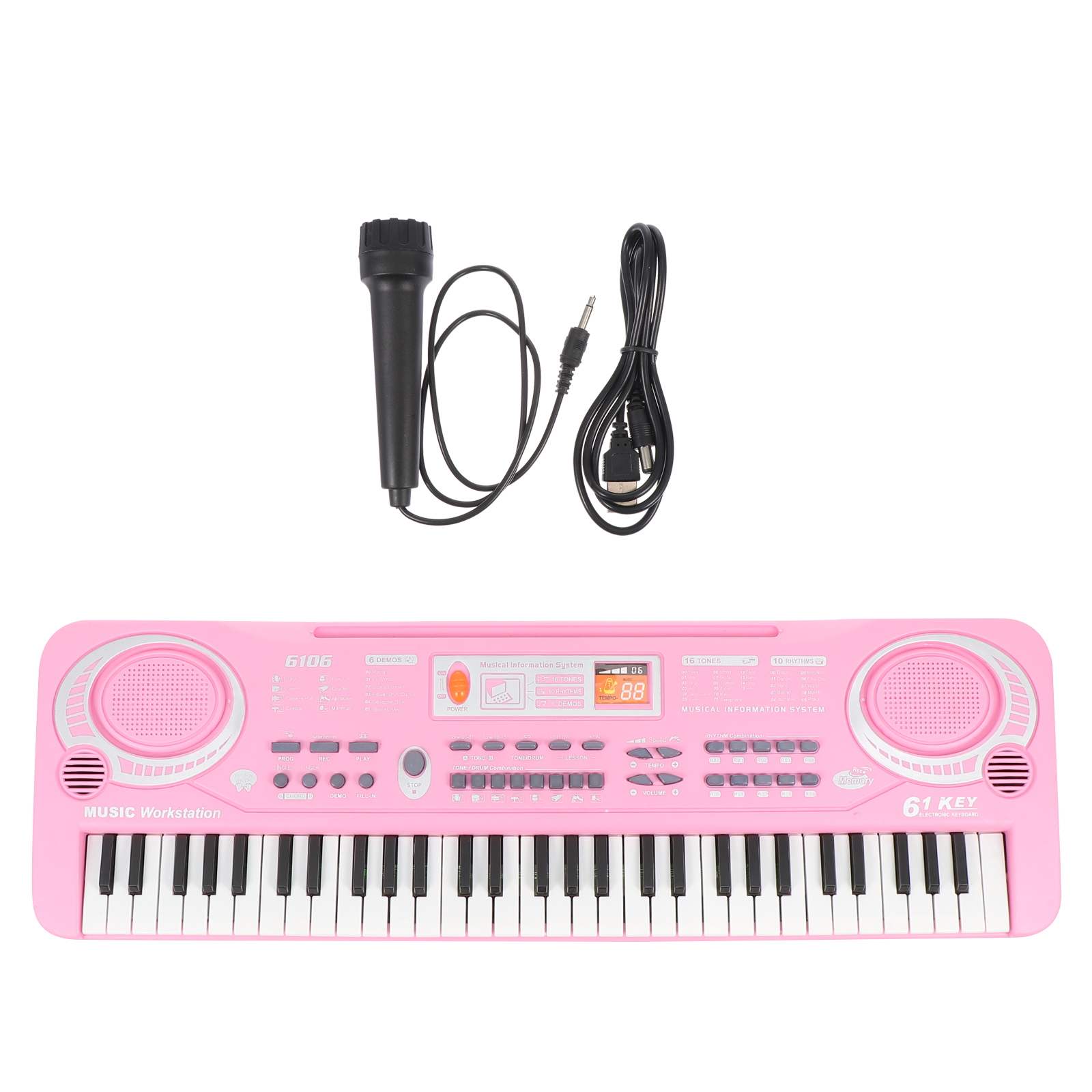 Musical Piano Toys Toy Keyboard Kids Keys 61 Electronic Keyboards