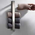 thumbnail image 4 of Percha autoadhesiva moderna de material acero inoxidable riel para toals, soporte para barra, estante para almacenamiento perfecl varillas de rack de baño, 4 of 8