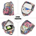 thumbnail image 5 of FORMRS Mini Backpack Purse for Women Travel Daypack Casual Shoulder Bag, Art Cat, 5 of 7