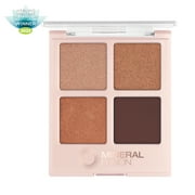 MINERAL FUSION Vegan Eye Shadow Palette, Speakeasy | 4 Blendable Shades in Matte, Satin, Shimmer