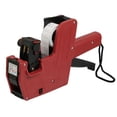 thumbnail image 1 of Red Plastic Cover 8 Digits Handheld Shopping Price Labeller Tag w Ink Roller, 1 of 1