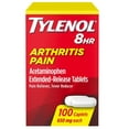 thumbnail image 2 of (4 pack) Tylenol 8 Hour Arthritis Pain Extended Release Caplets, 650 mg, 100 Ea, 2 of 7