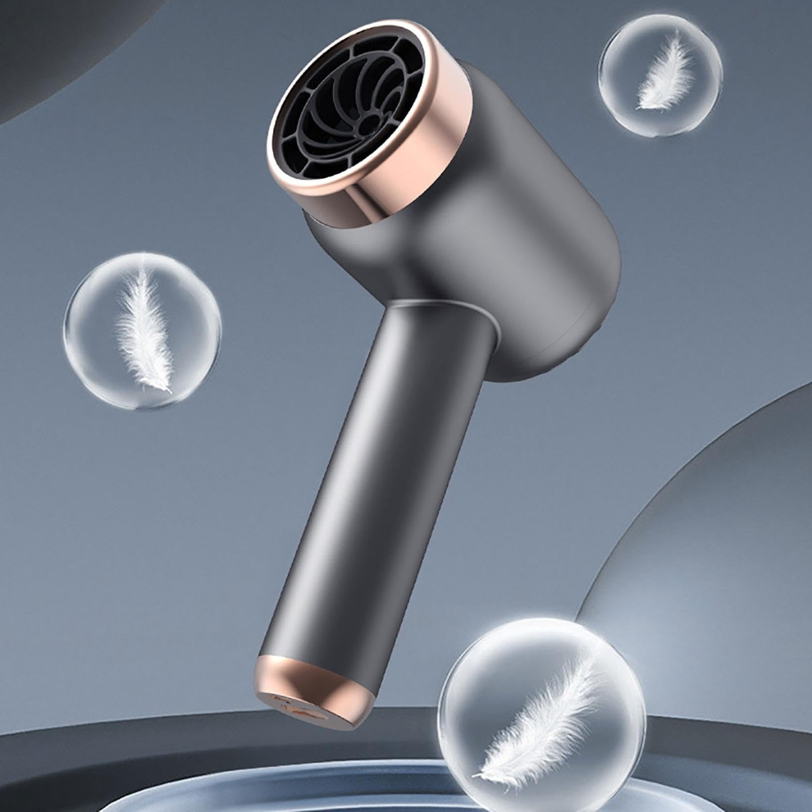Cordless Hair Dryer for Women with Battery, Rechargeable Blow Dryer, Hair Dryer Rechargeable with USB Charging Cold Hot Wind Wireless Hair Dryer with Battery for Travel Camping