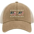 Trump 2024 45 47 Vintage American Flag Retro 4547 Trump 2024 caps River