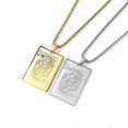 thumbnail image 3 of 2pcs Stainless Steel King of Hearts Poker Pendant Men's Necklace---Product code 32291, 3 of 5