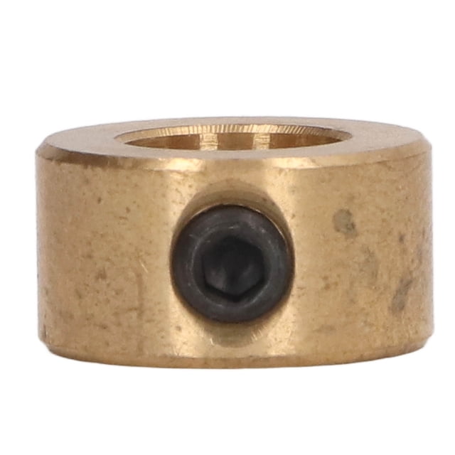Tope De Broca, Collar De Tope De Profundidad De Broca De Latón, Fijado Firmemente Mediante Tornillo Hexagonal Para Carpintería, Para Posicionamiento De Perforación Diario,
