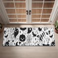 thumbnail image 2 of Halloween Doodle Elements Door Rugs,Washable Non Slip Door Mats Indoor,Decorative Door Mats,Entry Mat Indoor for Entrance,Bedroom,Kitchen,Bathroom,16"x47", 2 of 6