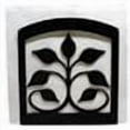 thumbnail image 2 of Village Wrought Iron NH-109 Leaf Fan Napkin Holder, 2 of 2