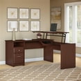thumbnail image 3 of Scranton & Co Bureau en L 60W Assis-Debout en Cerisier Récolte, 3 of 8