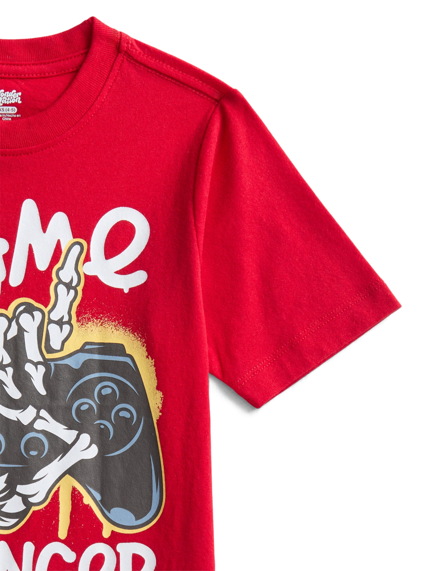 Wonder Nation Boys Game Changer Graphic T-Shirt, Sizes 4-18