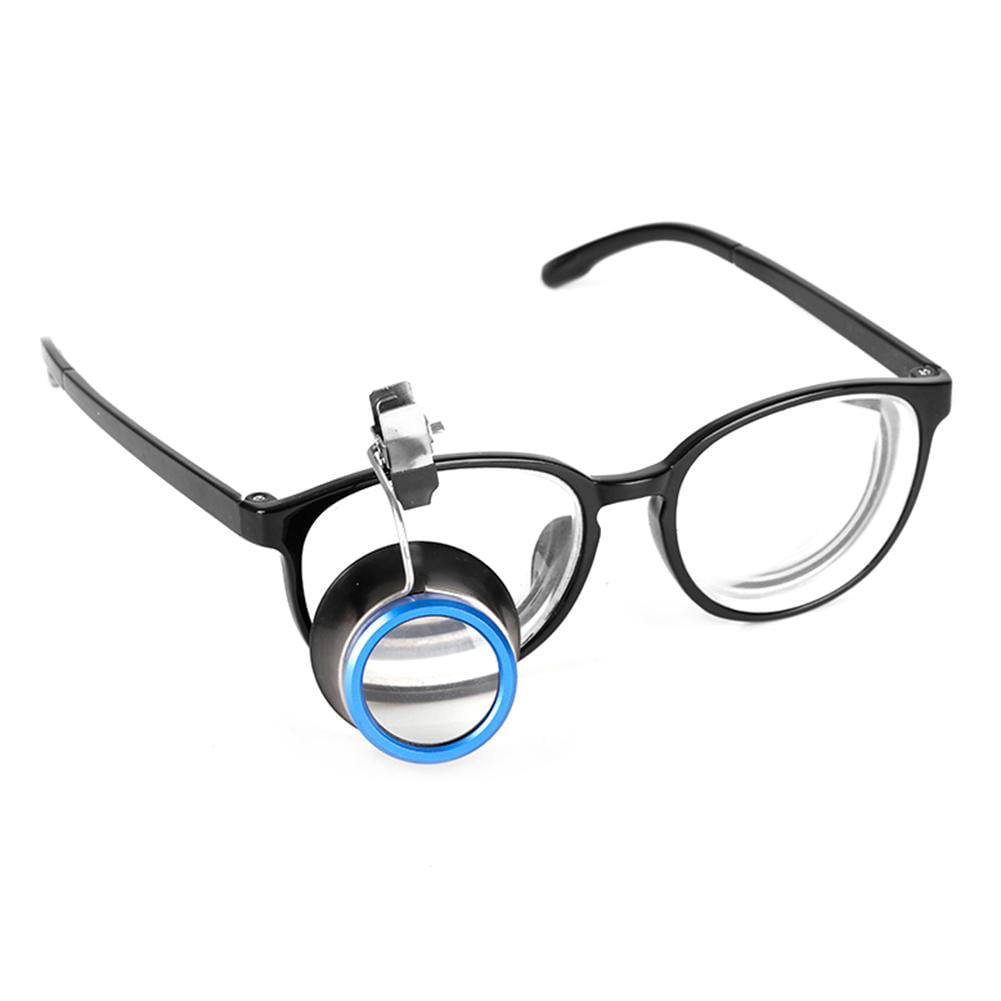 20x Magnification Eyeglass Loupes Watchmakers LED Light Loupe Eyeglass Magnifier 