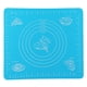 thumbnail image 2 of Alfombrilla De Silicona Antideslizante Para Hornear Para Enrollar Y Limpiar La Masa Fácilmente: Grado Alimenticio, Resistente Al Calor, Azul, 11,5x10,2 Pulgadas, 2 of 7