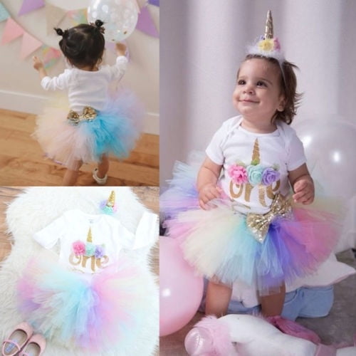 unicorn baby dress