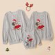 thumbnail image 2 of Atuendo para padres e hijos, camisetas de manga larga con estampado navideño y cuello redondo, pulóver, sudaderas de papá a juego para la familia Fridja nalpqowj802, 2 of 5