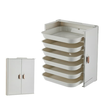

Younar Multilayer Veggie Tray and Trays Storage Stand For Kitchen Cooking Fruit Side Dishes and Vegetable Preparation Plate