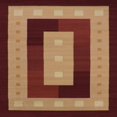 thumbnail image 2 of United Weavers Brunswick Ellis Contemporary Border Area Rug, Burgundy, 7'10" x 10'6", 2 of 2