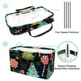 thumbnail image 4 of Christmas Reusable Foldable Laundry Basket Large Capacity Oxford Cloth Grocery Bags Collapsible Bucket Shopping Bag, 4 of 7