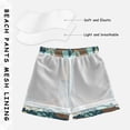 thumbnail image 5 of joogoo Boys Swim Trunks Sloth and Daisy Floral Beach Board Shorts Drawstring Swimsuit XL, 5 of 6