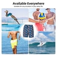 thumbnail image 6 of Goofa Cute Popcorn Printed Men's Swim Trunks Board Shorts Quick Dry Mens Swimming Trunks with Compression Liner,Breathable Fit Hawaii Beach Shorts-, 6 of 9