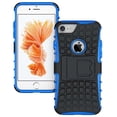 thumbnail image 1 of Nakedcellphone BLUE GRENADE GRIP RUGGED TPU SKIN HARD CASE COVER STAND FOR APPLE iPHONE 7/8, 1 of 8