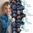 thumbnail image 3 of Blackout Kids Curtains,Colorful Games Device Dark Pattern Childrens Insulated Curtains Set Of 2,Bedroom Essentials,Toddler Room Decor 42"x54", 3 of 5