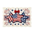 thumbnail image 2 of Beautynvta Patriotic Star & Fireworks Doormat, Thick Non-Slip Absorbent Rug for 4th of July Independence Day Bathroom, Entrance and Kitchen Decor, 23.6x15.7 Inch, 2 of 6