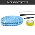 thumbnail image 4 of Cordones para zapatos Endoto Thick Rope para Air Force 1, color azul bebé, 10 mm, 4 of 7