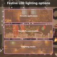 thumbnail image 4 of Cadena de luces LED VidaXL 150, color blanco frío, 15 m, con 8 modos USB, 4 of 9