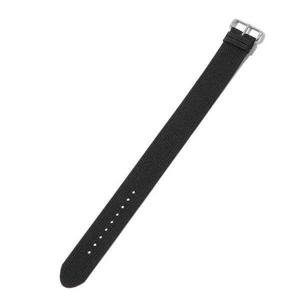 Pulsera de Acero Inoxidable para Hombres Anillo de Nylon Ajustable con Nylon Tejido Suave Y Hebilla Ajustable Pulsera Deportiva Suave Transpirable para Muñecas de 4,7 a 9,0 Pulgadas