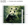 thumbnail image 2 of Panda Polyester Right-Angle Floor Mat Bath Rug for Bathroom Decor and Comfort - Soft, Absorbent, Machine Washable, Quick-Drying - Grey Color, 2 of 6