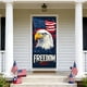 thumbnail image 1 of CaiYueKe Independence Day Patriotic Door Curtain American Flag Stars Stripes Outdoor Indoor Decorative Hanging Banner Party Decorations for Wall Window Home Celebration, 1 of 7
