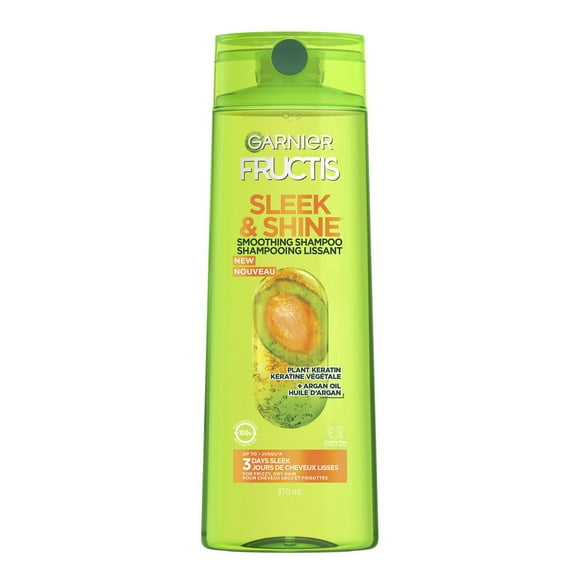 Garnier Fructis, Shampooing Fortifiant Lisse et Brillant, 370 mL 370 ml