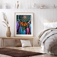 thumbnail image 6 of Diamond Art Kit for Adults, Butterfly Dreamcatcher Feathers Colors Diamond Painting for Adults Beginners, 5D DIY Diamond Art Painting Kits, Colorful Diamond Painting Craft for Home Decor 12x16, 6 of 7
