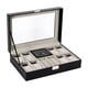 thumbnail image 3 of Caja de reloj con 8 ranuras, organizador, caja de reloj portátil, joyero, regalo del Día de San Valentín, 3 of 10