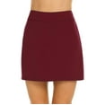 thumbnail image 6 of Athletic Skorts for Women Built-In Solid Color Athletic Skirts Comfy Dailywear Trendy Boho Skirts for Women,,M, 6 of 6