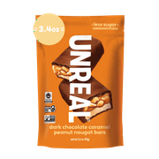 Unreal® Dark Chocolate Caramel Peanut Nougat Bars