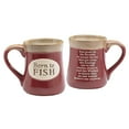thumbnail image 3 of "Born To Fish" Coffee Mug with Fisherman's Serenity Prayer Great Fishing Gift, 3 of 3