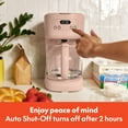 thumbnail image 6 of bella 12 Cup Programmable Drip Coffee Maker with Glass Carafe, Auto Shut-Off, Blossom, 6 of 8