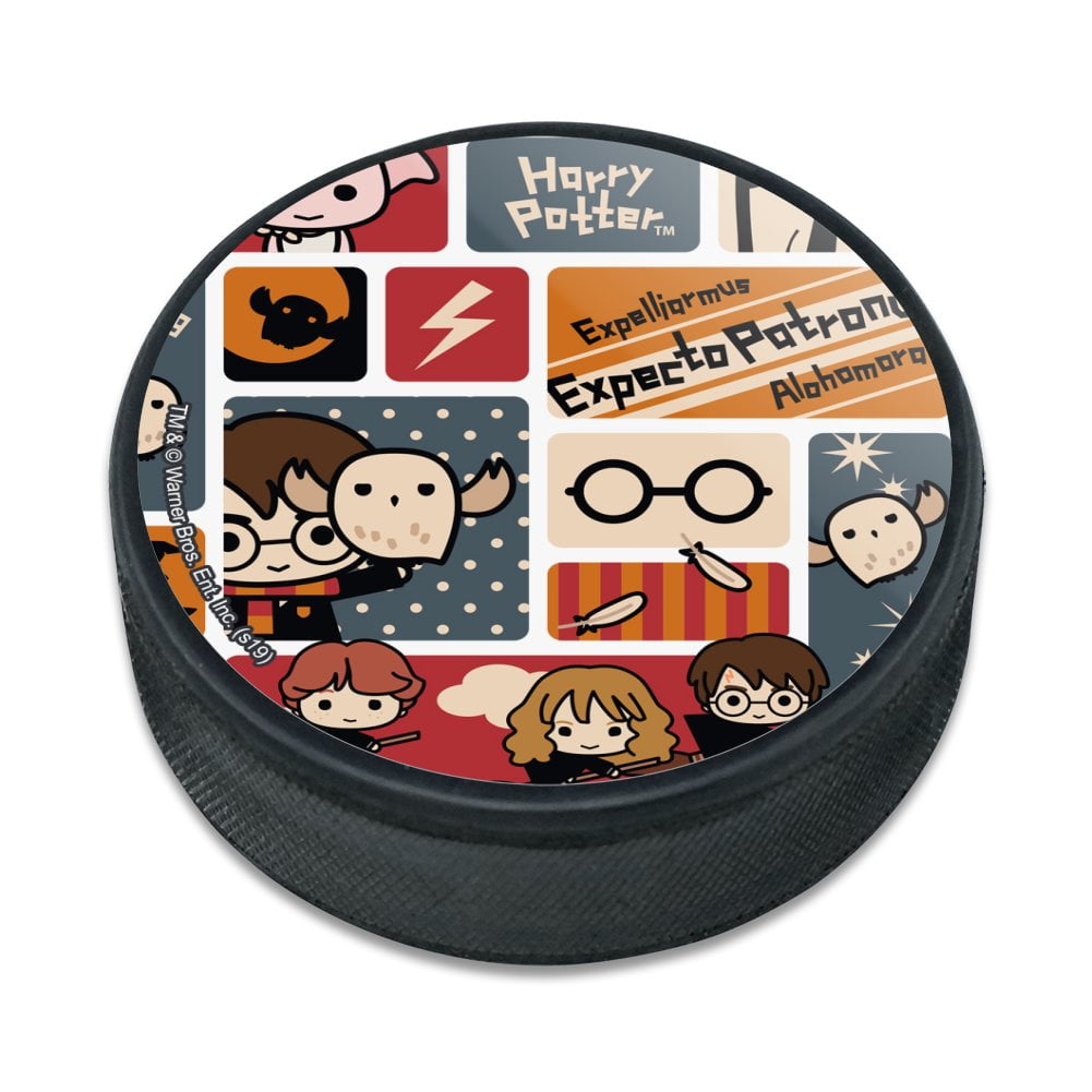 Harry Potter Cute Chibi Pattern Ice Hockey Puck