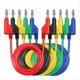 thumbnail image 1 of P1036 5 Piezas Conector Banana de Cobre de 4 mm A Conector Banana Multímetro Cables de Prueba Cable de PVC Blando Cable de 1 M 1000 V 15 A, 1 of 6