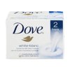 DOVE Beauty Bar White 4 oz, 2 Bar